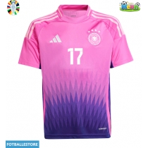 Tyskland Florian Wirtz #17 Bortedrakt EM 2024 Kortermet